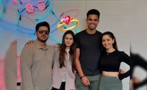 egagement of arjun tendulkar and saaniya chandok
