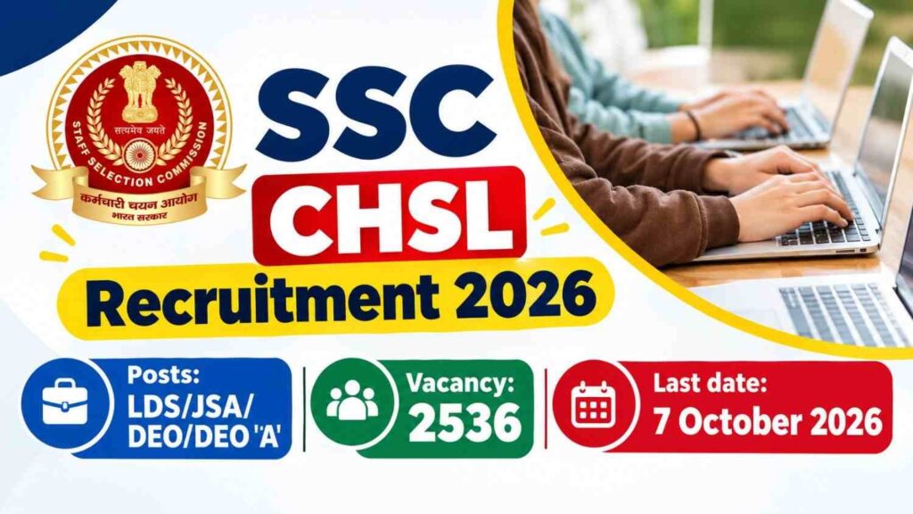 SSC HCSL Recruitment 2026